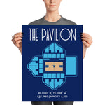 Villanova University Basketball The Pavilion Poster - Stadium Prints