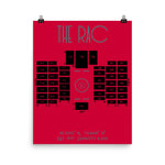 Rutgers Wrestling Jersey Mike's Arena (The RAC) - Stadium Prints