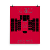 Rutgers Wrestling Jersey Mike's Arena (The RAC) - Stadium Prints