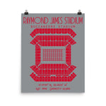 Tampa Bay Buccaneers Stadium Poster - Stadium Prints