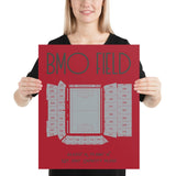 Toronto FC BMO Field Soccer Stadium Print - Stadium Prints