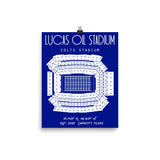 Indianapolis Colts Lucas Oil Stadium Poster Prints - Stadium Prints