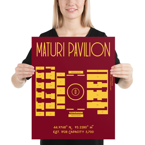 Minnesota Wrestling Maturi Pavilion - Stadium Prints