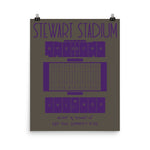 Weber State Football Stewart Stadium Poster Print - Stadium Prints