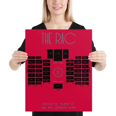 Rutgers Wrestling Jersey Mike's Arena (The RAC) - Stadium Prints