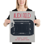 Washington Spirit Audit Field NWSL Soccer Poster Print - Stadium Prints