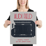 Washington Spirit Audit Field NWSL Soccer Poster Print - Stadium Prints