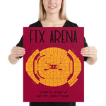 Miami Heat American Airlines Arena Stadium Poster Print - Stadium Prints