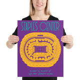 Los Angeles Sparks Staples Center Poster Print WNBA - Stadium Prints