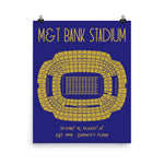 Baltimore Ravens M&T Bank Stadium Poster Print - Stadium Prints