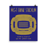Baltimore Ravens M&T Bank Stadium Poster Print - Stadium Prints