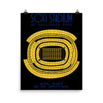 Los Angeles Rams SoFi Stadium at Hollywood Park Poster Print - Stadium Prints