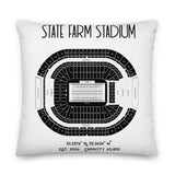 Arizona Cardinals Football Stadium & City Pillows - Stadium Prints