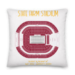 Arizona Cardinals Football Stadium & City Pillows - Stadium Prints