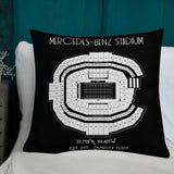 Atlanta Falcons Football Stadium & City Pillows - Stadium Prints