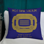 Baltimore Ravens Football Stadium & City Pillows - Stadium Prints
