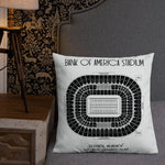 Carolina Panthers Football Stadium & City Pillows - Stadium Prints