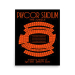 Cincinnati Bengals Paul Brown Stadium The Jungle Poster Print - Stadium Prints