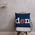 Denver Broncos Football Stadium & City Pillows - Stadium Prints