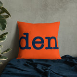 Denver Broncos Football Stadium & City Pillows - Stadium Prints