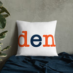 Denver Broncos Football Stadium & City Pillows - Stadium Prints