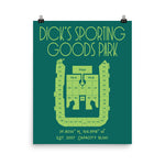Dick's Sporting Goods Park Concert Seating Chart - Stadium Prints