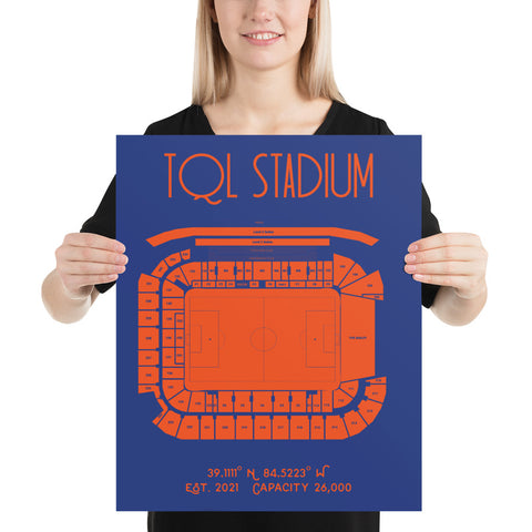 FC Cincinnati TQL Stadium Poster Print - Stadium Prints