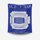 Pro Football Stadium Fleece Blankets - Stadium Prints