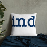 Indianapolis Colts Football Stadium & City Pillows - Stadium Prints