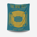 Pro Football Stadium Fleece Blankets - Stadium Prints