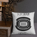 Los Angeles Rams Football Stadium & City Pillows - Stadium Prints