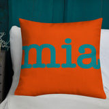 Miami Dolphins Football Stadium & City Pillows - Stadium Prints