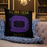 Minnesota Vikings Football Stadium & City Pillows - Stadium Prints