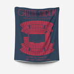 Pro Football Stadium Fleece Blankets - Stadium Prints