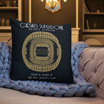 New Orleans Saints Football Stadium & City Pillows - Stadium Prints