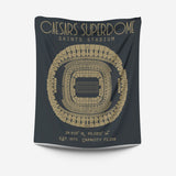 Pro Football Stadium Fleece Blankets - Stadium Prints