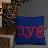 New York Giants Football Stadium & City Pillows - Stadium Prints