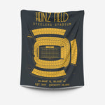 Pro Football Stadium Fleece Blankets - Stadium Prints