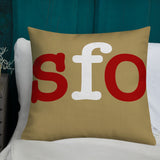 San Francisco 49ers Football Stadium & City Pillows - Stadium Prints