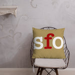 San Francisco 49ers Football Stadium & City Pillows - Stadium Prints