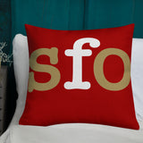 San Francisco 49ers Football Stadium & City Pillows - Stadium Prints