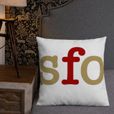 San Francisco 49ers Football Stadium & City Pillows - Stadium Prints