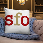 San Francisco 49ers Football Stadium & City Pillows - Stadium Prints