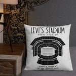 San Francisco 49ers Football Stadium & City Pillows - Stadium Prints