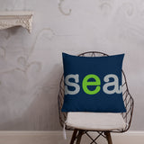 Seattle Seahawks Football Stadium & City Pillows - Stadium Prints