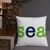 Seattle Seahawks Football Stadium & City Pillows - Stadium Prints