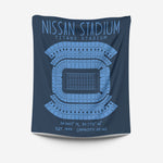 Pro Football Stadium Fleece Blankets - Stadium Prints