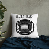 Washington Commanders Football Stadium & City Pillows - Stadium Prints