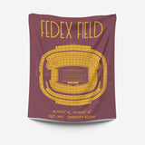 Pro Football Stadium Fleece Blankets - Stadium Prints