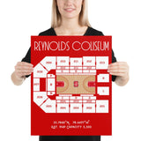 NC State Reynolds Coliseum Stadium Poster Print - Stadium Prints